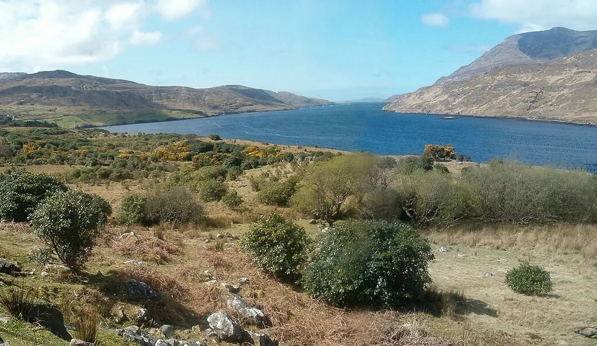 Il Killary Fjord fra le montagne del Connemara